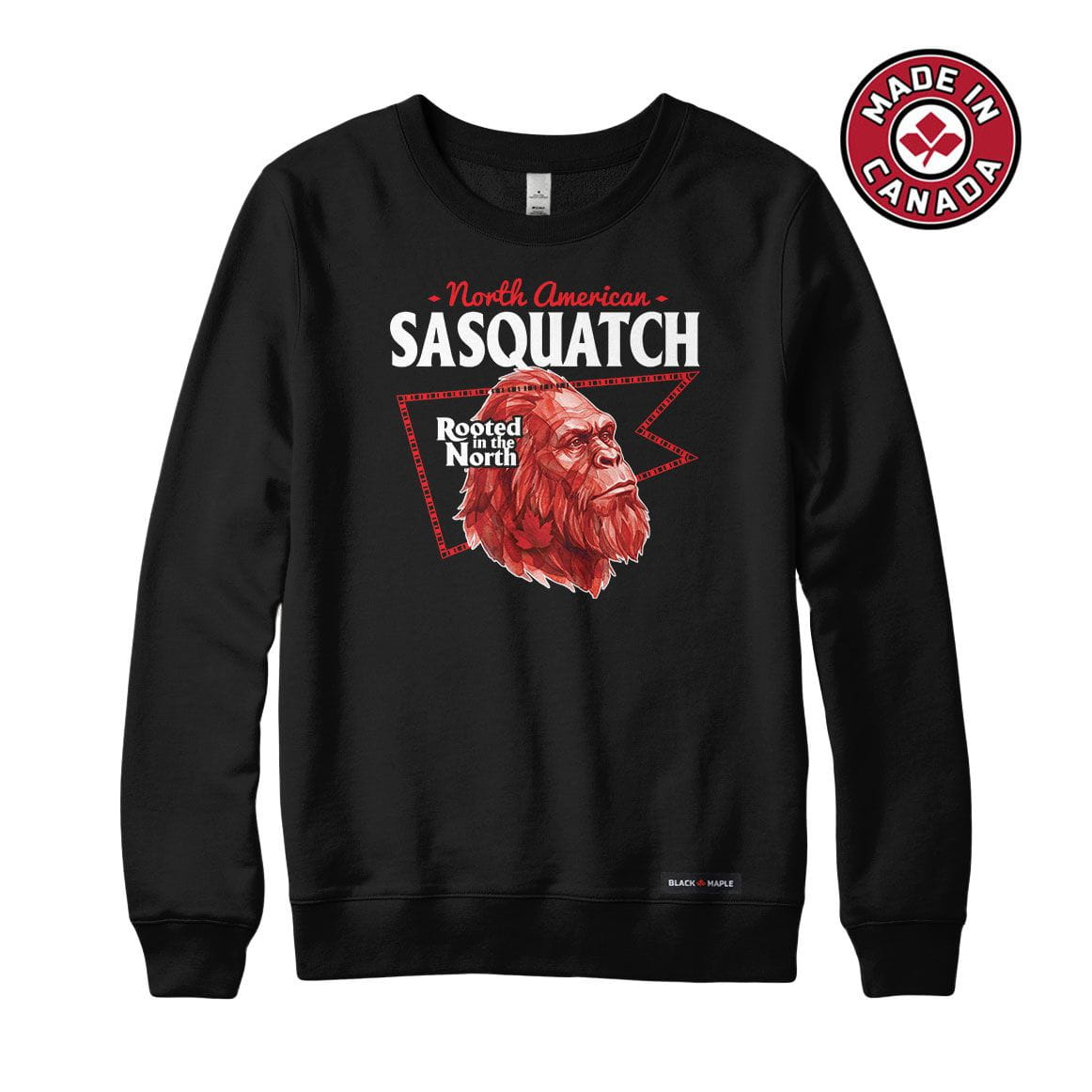North American Sasquatch Low Poly Bust Sweatshirt or Hoodie