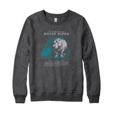 North American House Hippo Sweatshirt or Hoodie