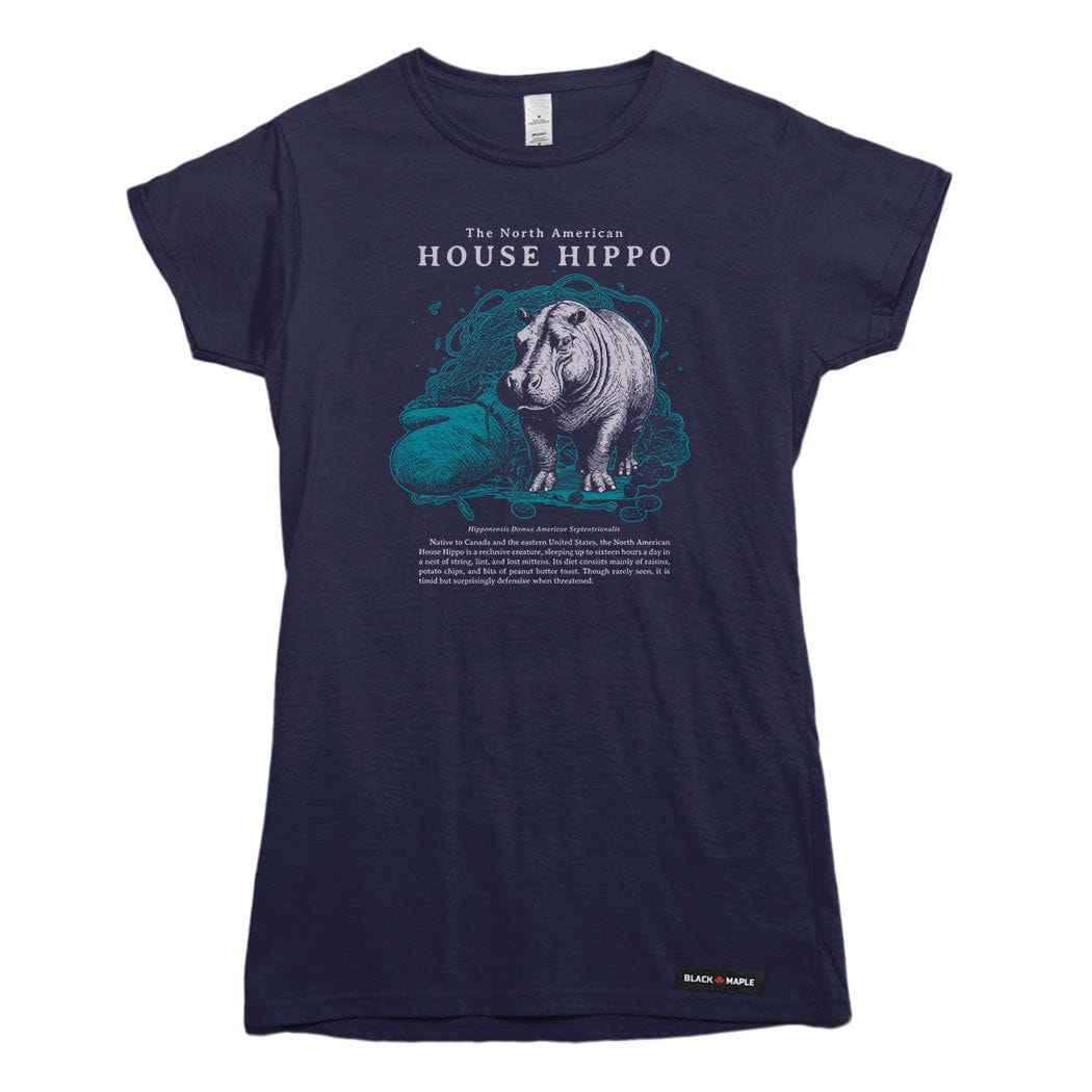 North American House Hippo T-shirt – Black Maple Trading Co.