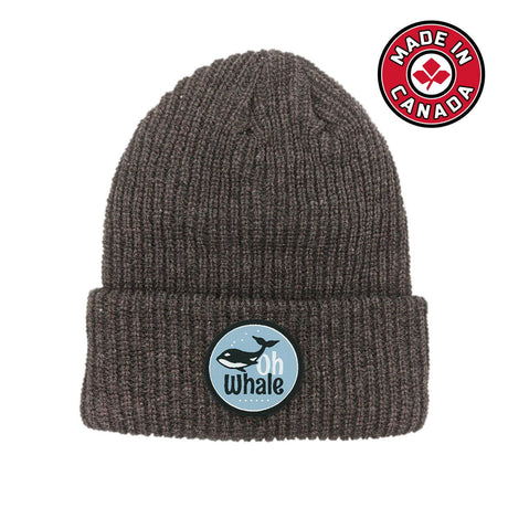 Oh Whale Canadian Made Wool Cuff Tuque