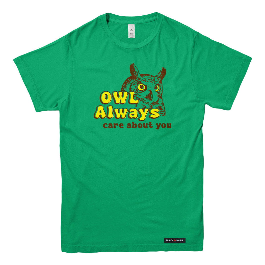 Owl Always care about you T-shirt