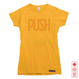 PUSH Tone on Tone Logo T-shirt