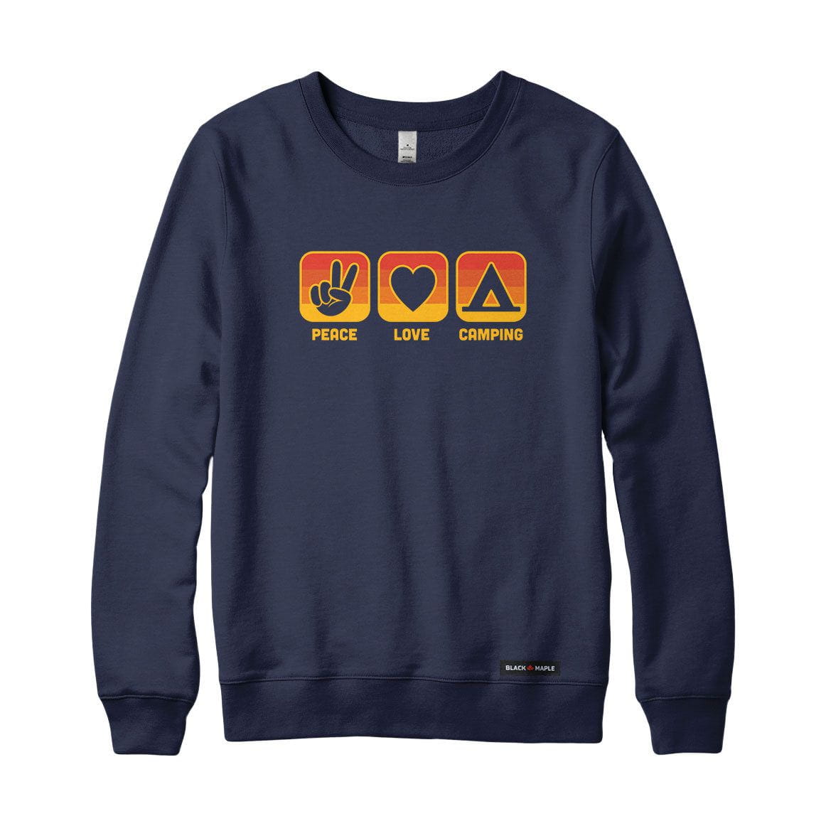 Peace Love Camping Sweatshirt or Hoodie