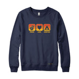 Peace Love Camping Sweatshirt or Hoodie