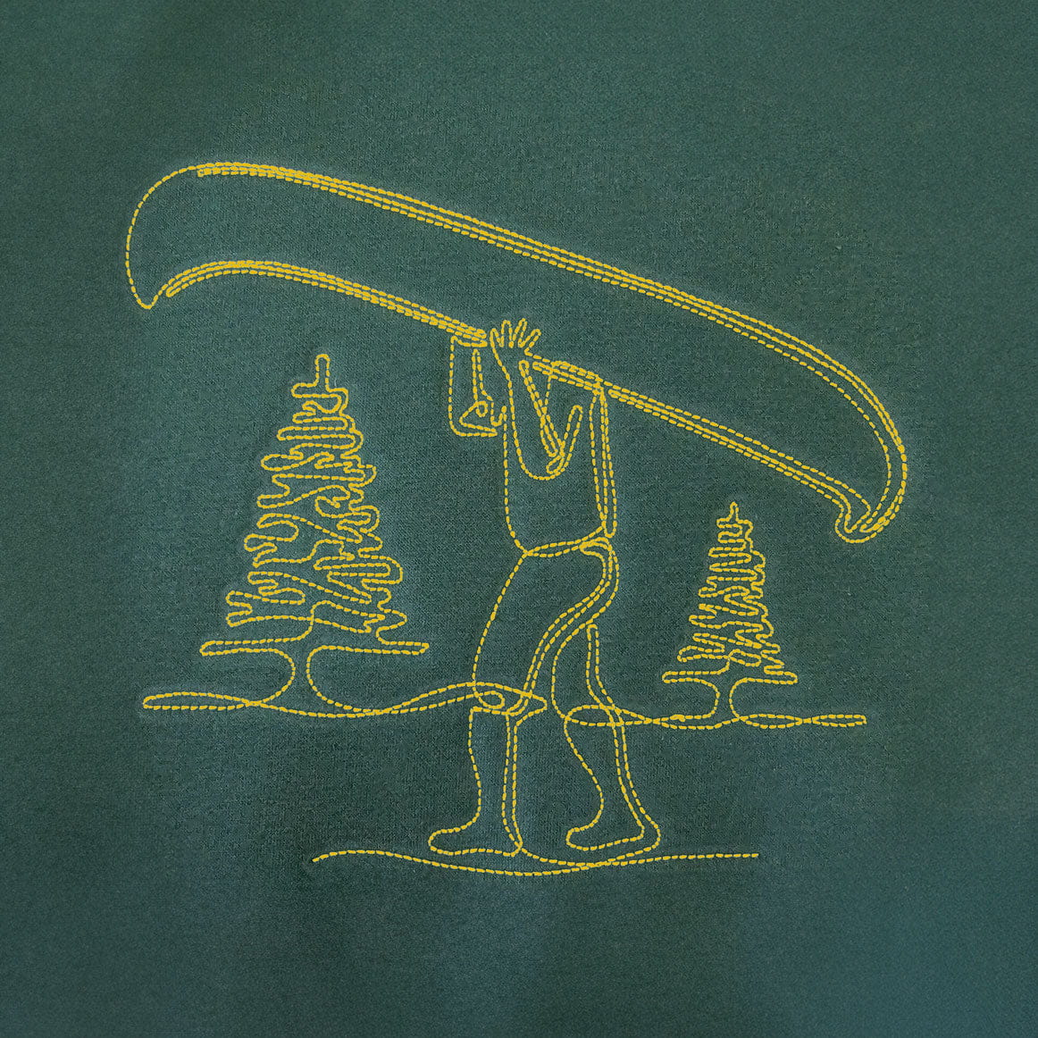 Portage Embroidery Pullover Hoodie