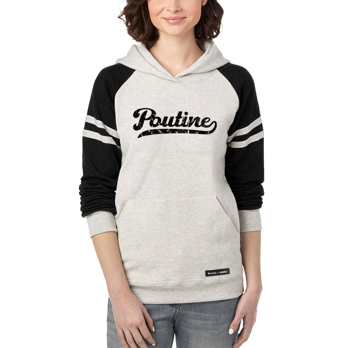 Poutine Old School Varsity Hooded Sweatshirt