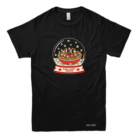 Poutine Snow Globe T-shirt