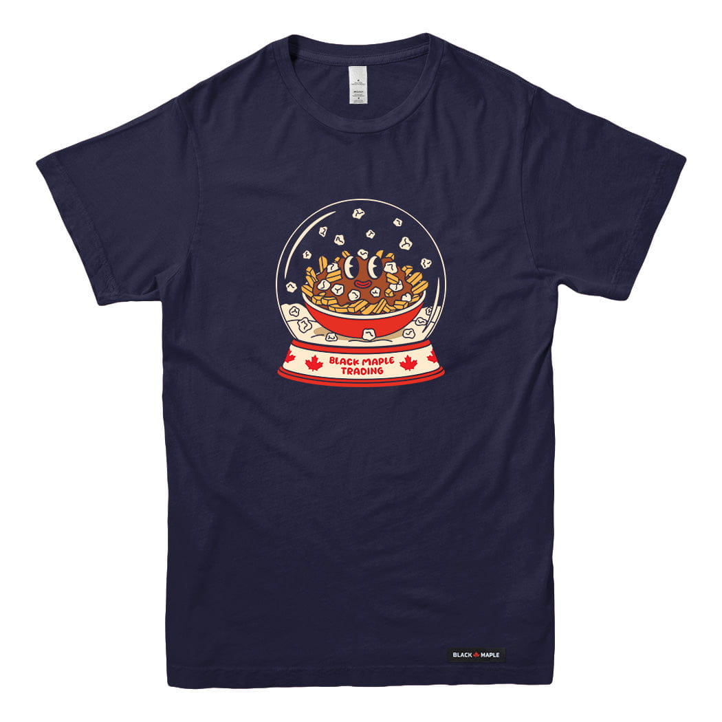 Poutine Snow Globe T-shirt