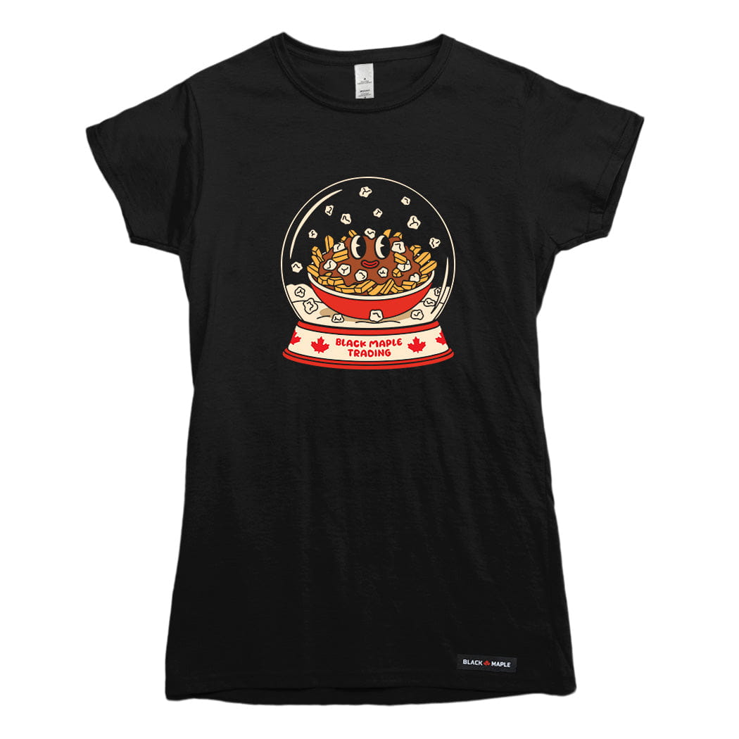 Poutine Snow Globe T-shirt