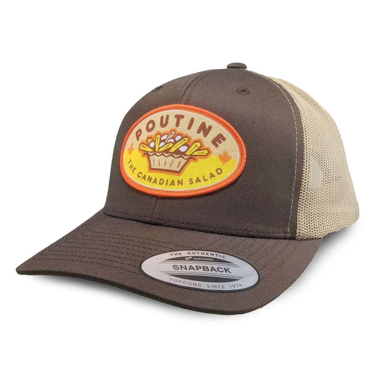 Poutine the Canadian Salad Curved Brim Trucker Cap