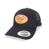 Poutine Black Five Panel Retro Trucker Cap