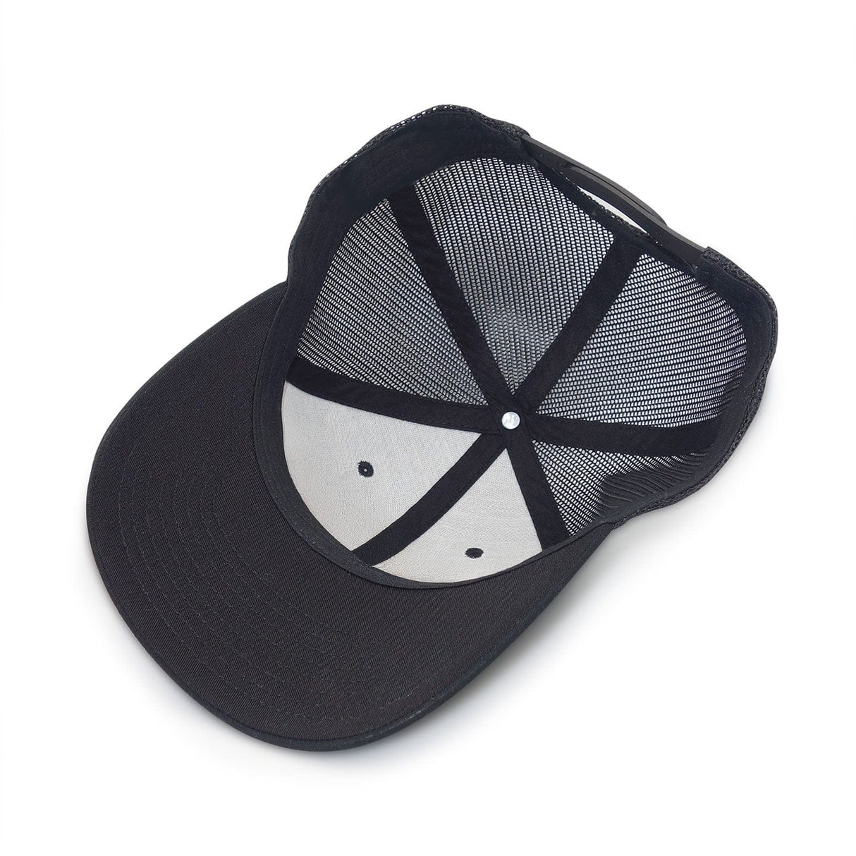 Poutine Black Five Panel Retro Trucker Cap