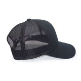 Poutine Black Five Panel Retro Trucker Cap