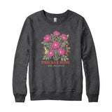 Prickly Rose Wildflower Sweatshirt