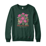 Prickly Rose Wildflower Sweatshirt