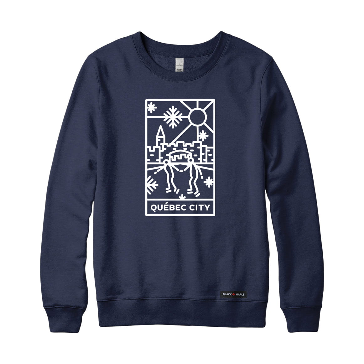 Quebec City Stained Glass Sweatshirt