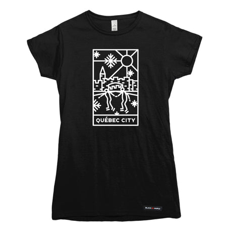 Quebec City Stained Glass T-shirt