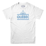 Quebec Fleur de Lys Retro Stripe T-shirt