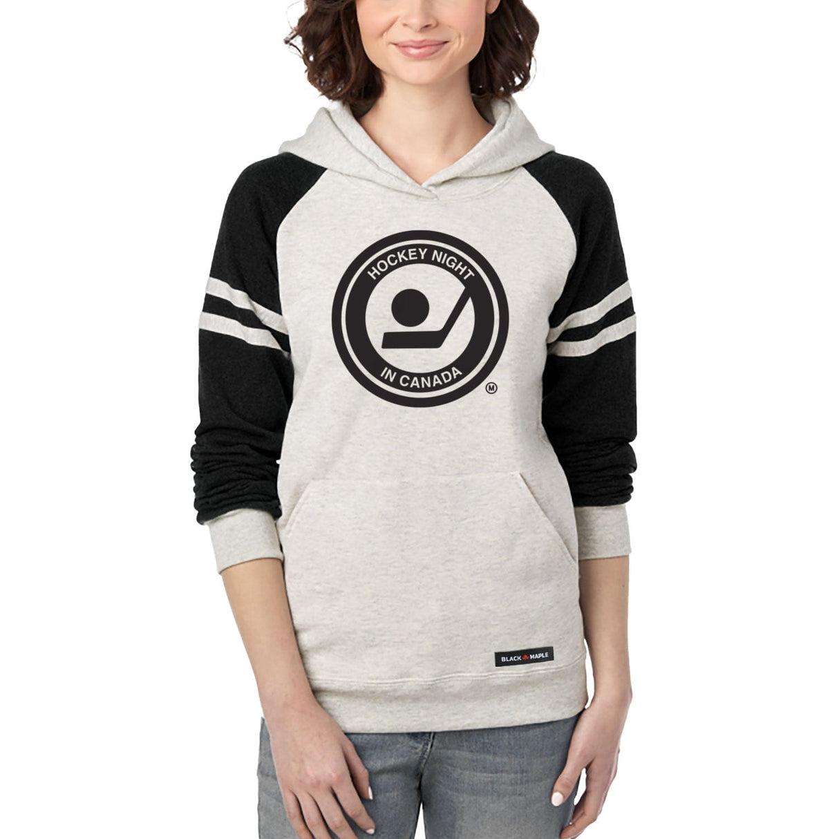 Retro Hockey Night in Canada Varsity Hooded Sweatshirt