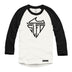 Retro Sled Logo Raglan Baseball Shirt