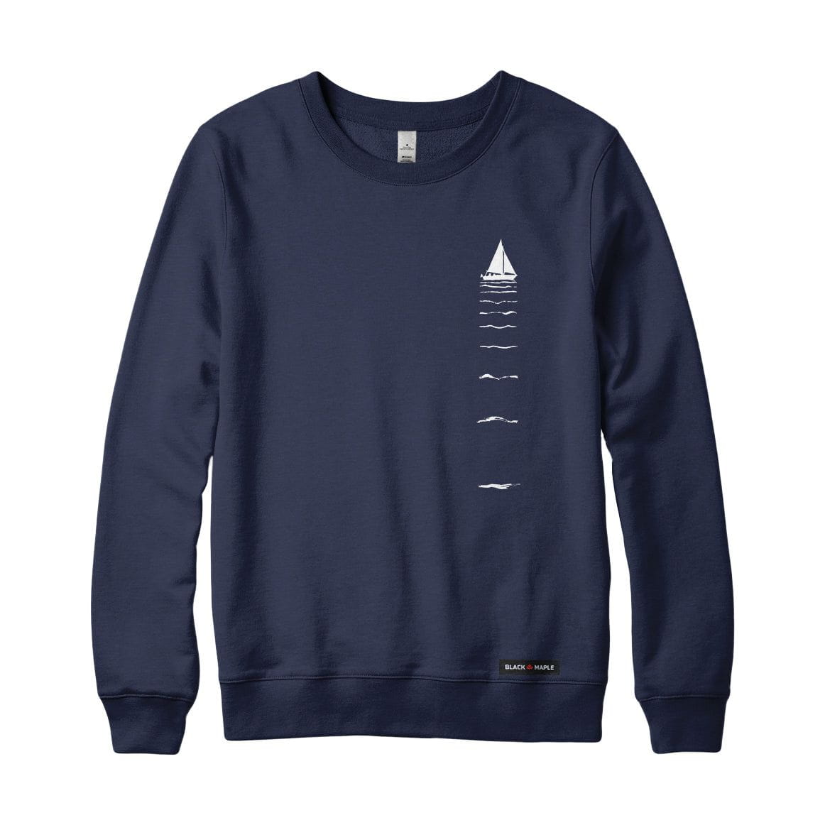 Sailboat Reflection Crewneck Sweatshirt