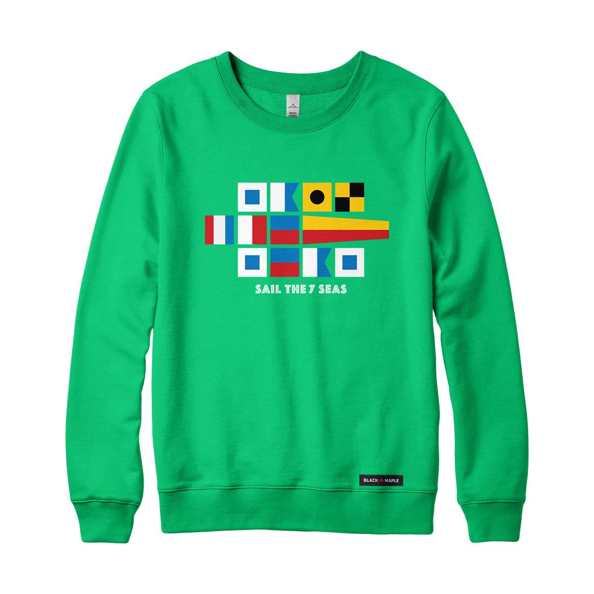 Sail the 7 Seas Signal Flags Sweatshirt or Hoodie