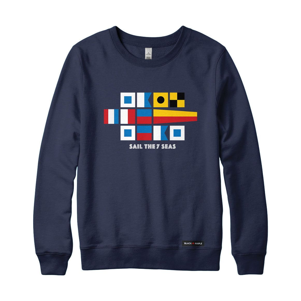Sail the 7 Seas Signal Flags Sweatshirt or Hoodie