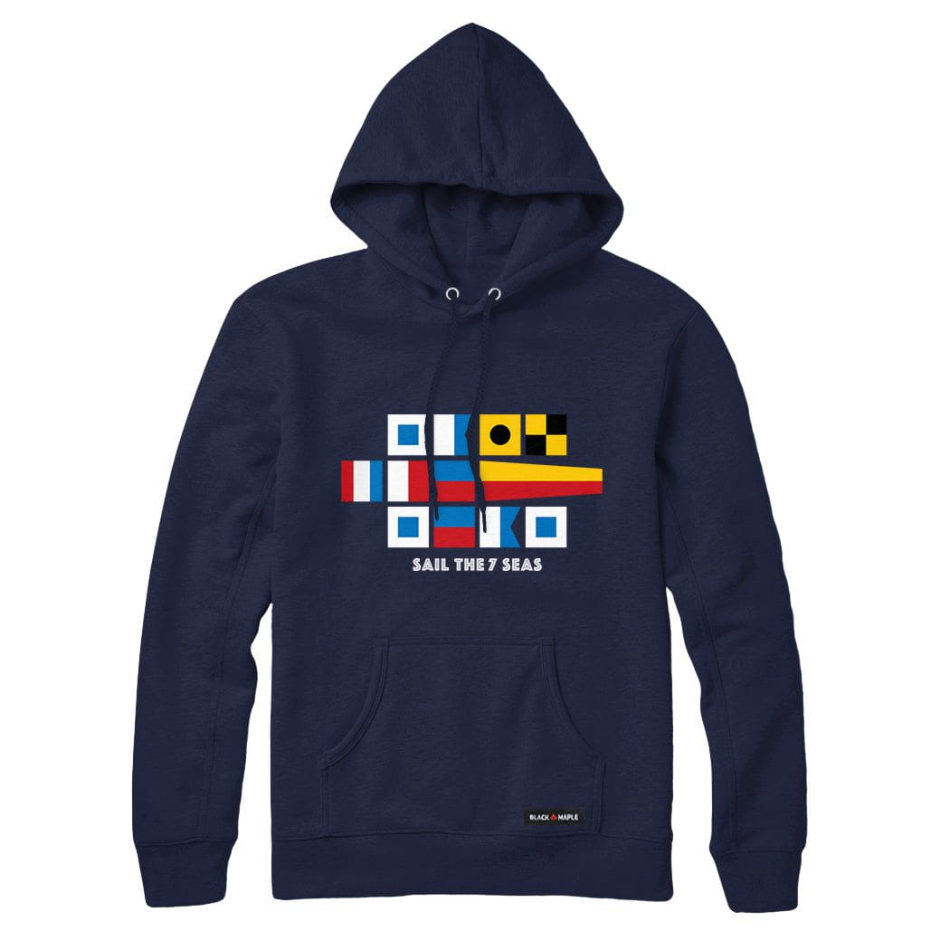 Sail the 7 Seas Signal Flags Sweatshirt or Hoodie