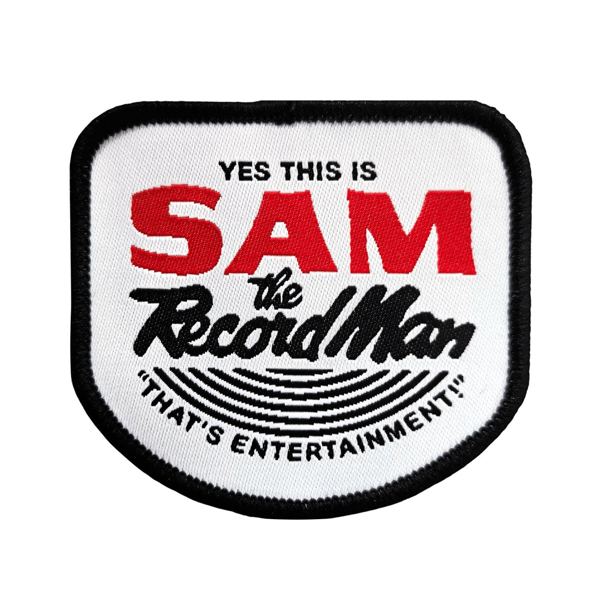 Sam The Record Man Patch