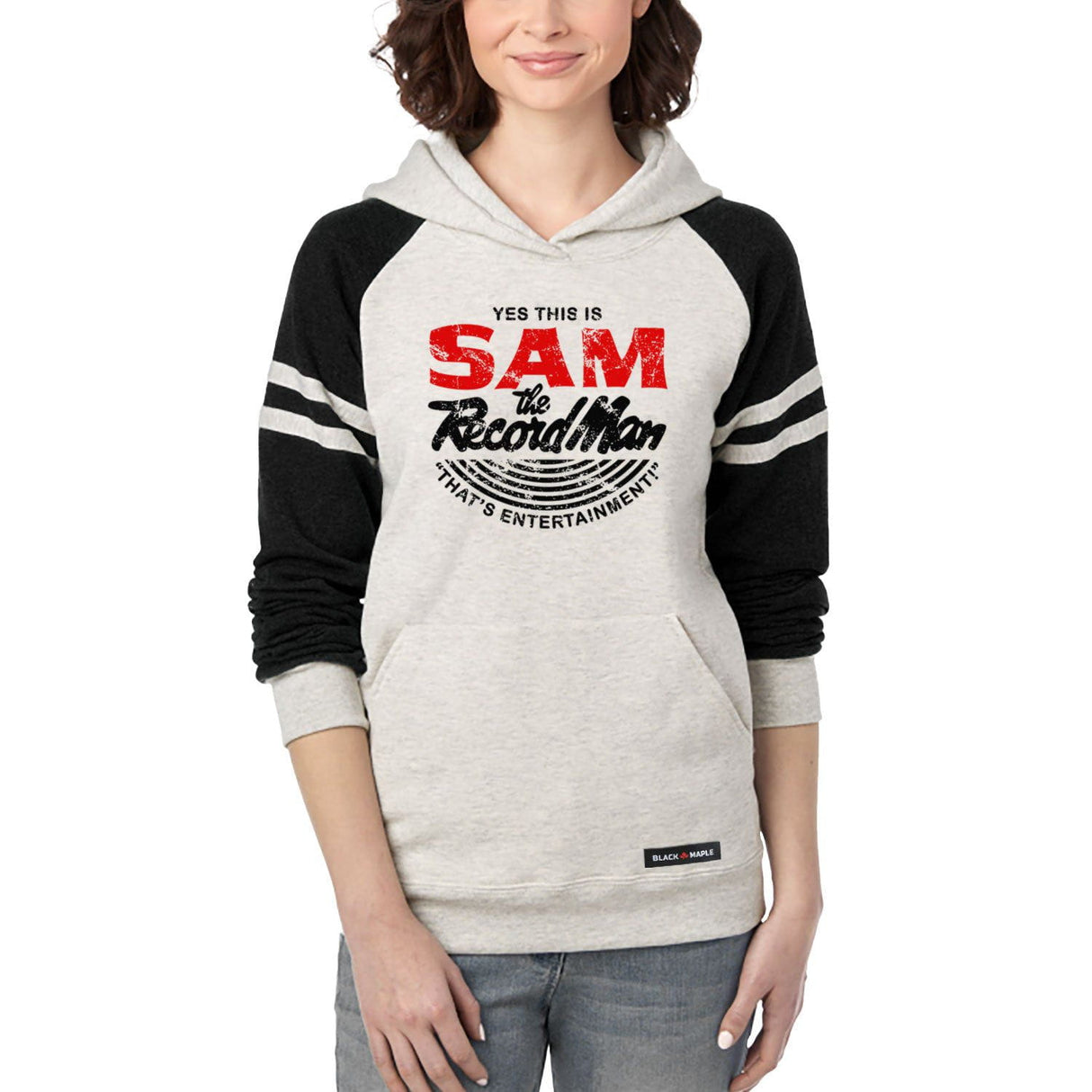 Sam the Record Man Varsity Hooded Sweatshirt