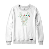 Santa Claws Christmas Lobster Crewneck Sweatshirt