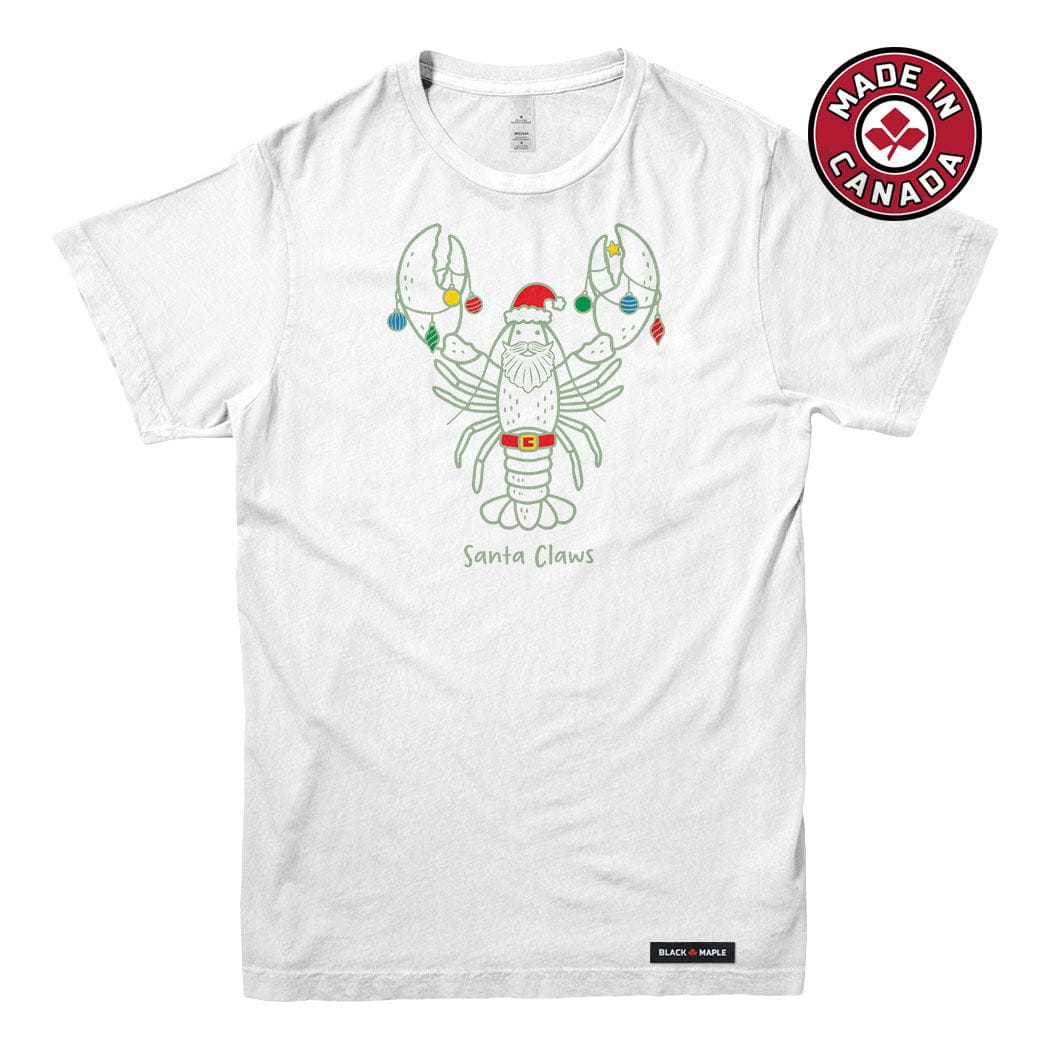 Santa Claws Christmas Lobster Mens T-shirt