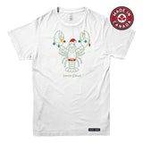 Santa Claws Christmas Lobster Mens T-shirt
