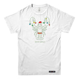 Santa Claws Christmas Lobster Mens T-shirt