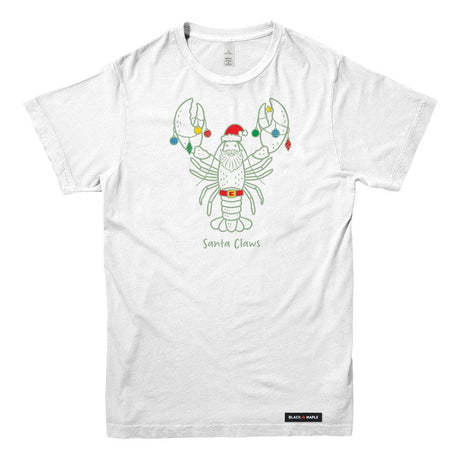 Santa Claws Christmas Lobster Mens T-shirt