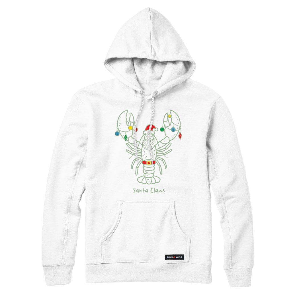 Santa Claws Christmas Lobster Hoodie