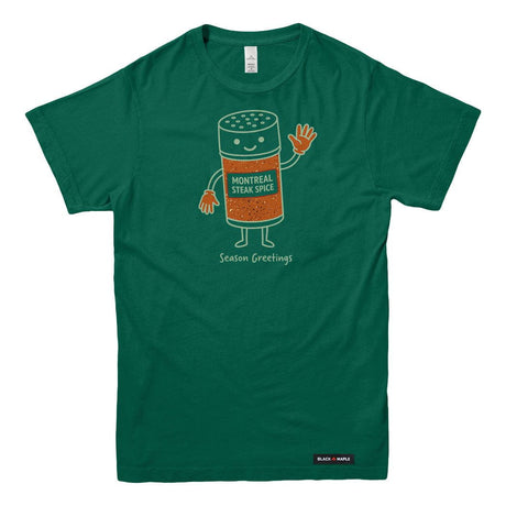 Season Greetings Montreal Steak Spice Mens T-shirt