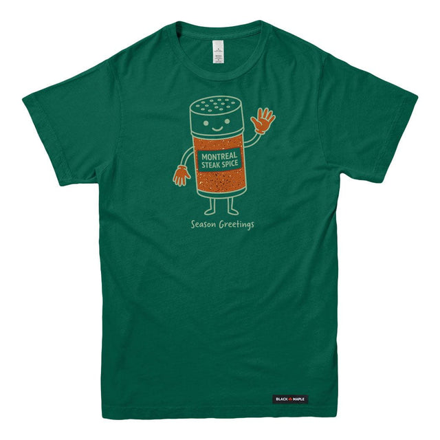 Season Greetings Montreal Steak Spice Mens T-shirt