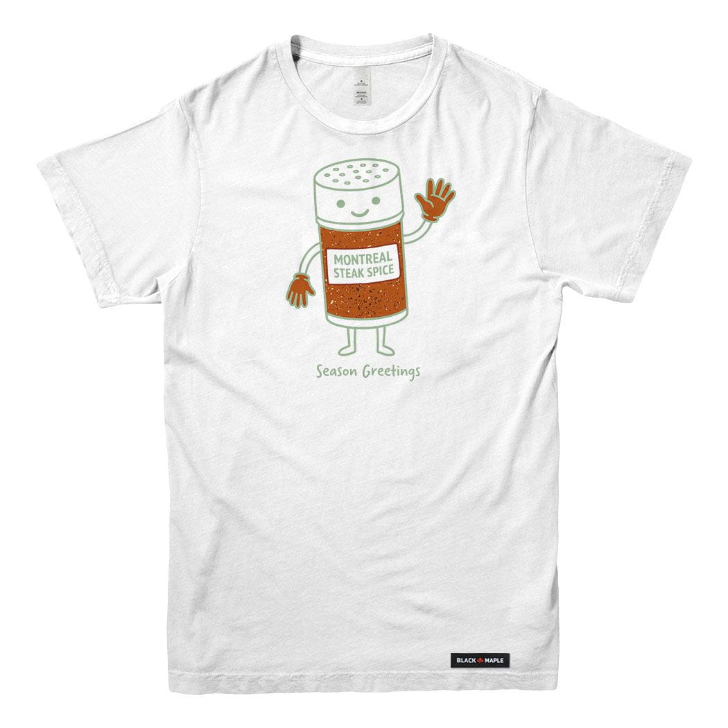 Season Greetings Montreal Steak Spice Mens T-shirt