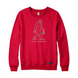 Season for Believin Christmas Sasquatch Crewneck Sweatshirt
