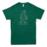 Season for Believin Christmas Sasquatch Mens T-shirt