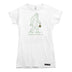 Season for Believin Christmas Sasquatch Womens T-shirt