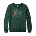 Slashing through the Snow Christmas Hockey Crewneck Sweatshirt