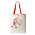 Slashing through the Snow Christmas Hockey Tote Bag