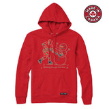 Slashing through the Snow Christmas Hockey Hoodie