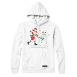 Slashing through the Snow Christmas Hockey Hoodie