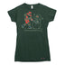 Slashing through the Snow Christmas Hockey Womens T-shirt