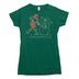 Slashing through the Snow Christmas Hockey Womens T-shirt