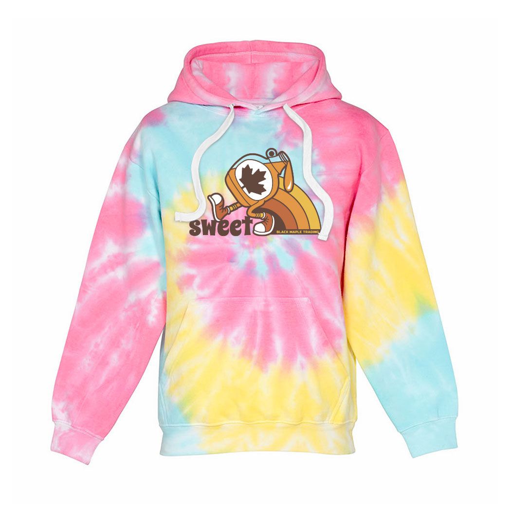 Sweet Maple Syrup Tie Dye Hoodie