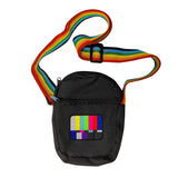 Technical Difficulties Rainbow Strap Shoulder Bag